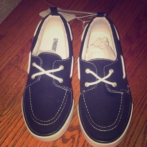 Navy Blue Kids Size 3 Shoes